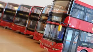 Selection of Modern London DoubleDecker Buses 4K [upl. by Peih147]