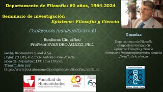 Conferencia Inaugural Episteme Filosofía y Ciencia [upl. by Bull]