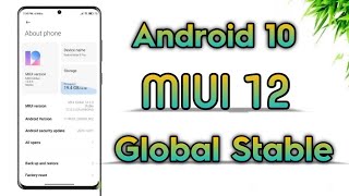 Redmi Note 9 Pro New MIUI 1203 GLOBAL STABLE UPDATE  Latest Security Patch  No Android 11 [upl. by Oirogerg]