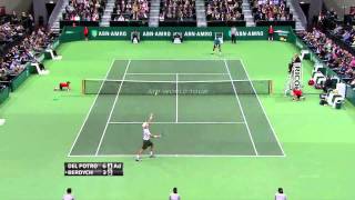 Del Potro crushes Berdych  Rotterdam 2012 [upl. by Fox]