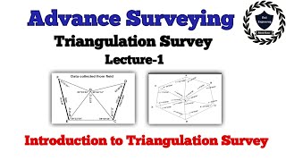 Triangulation survey  Introduction to Triangulation Surveying  Advance Surveying  Civil Engg [upl. by Adnovay]