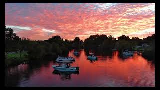 Stunning sunset during Eagles concert and carnival 09 05 24 [upl. by Noeled]