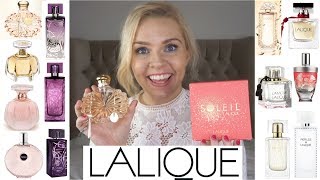 LALIQUE PERFUME RANGE REVIEW  Soki London [upl. by Eirrotal]