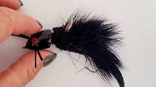 Mouse Rat Zonker Pike Fishing Fly 2  85mm jointed weed guard  1 Units  FISHIN ADDICT [upl. by Orvil]