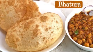 Bhatura Recipe  Soft and Fluffy Bhaturas  Make Bhature without Yeast [upl. by Ysnat]