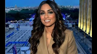 Isa Guhas most glamorous looks ever as she steals show hosting Paris Olympics【News】 [upl. by Hnilym181]