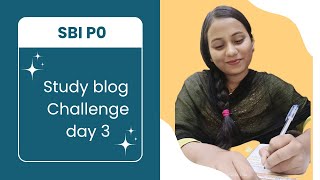 📝 Day 3  SBI PO Challenge 🚀quotConquer the Bankers Dream Job 💼 [upl. by Gothar]