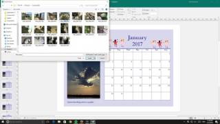 Publisher 2016 Calendar using template [upl. by Esinehc390]