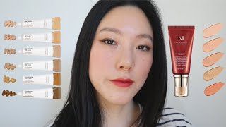 Missha Perfect Cover VS Purito Cica Clearing BB Cream  Shade No 21  Comparison amp Demo [upl. by Ayar207]