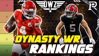 Dynasty WarZone Our Dynasty WR Rankings [upl. by Fancie]