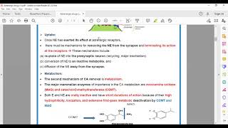 Level 3  Medicinal 2  Adrenergic Drugs 1 [upl. by Durman312]