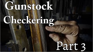 Gunstock Checkering Part 3  The Final Details [upl. by Argyres]