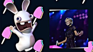 My rabbids 2 💜 ll rabbids vs taune taisia 💜🖤 ll cosplay makeover 💄 [upl. by Anella]