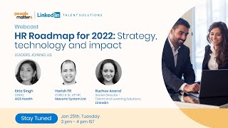 Webcast HR Roadmap for 2022 Strategy technology and impact [upl. by Cathy]