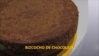 Bizcocho de chocolate receta [upl. by Rodolphe]