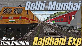 Part2 DelhiMumbai TEJAS RAJDHANI EXP in IRMSTS OR  Overtakes amp Beautiful Curves  WAP7 Honking [upl. by At]