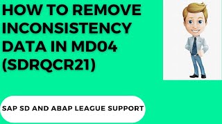 MD04 inconsistency program SDRQCR21 [upl. by Noakes808]