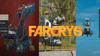 Far Cry 6  All 5 Helicopter Locations I Inc 1968 Garin Vorona CT I Vehicle Guide [upl. by Saloma466]