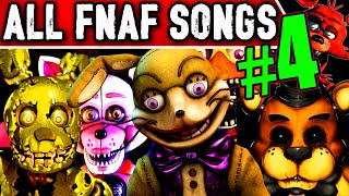 All Five Nights at Freddys Songs 4 TryHardNinja [upl. by Eirek]