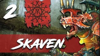 SURROUNDED BY ENEMIES  Total War Warhammer 2  Skaven Campaign  Queek Headtaker 2 [upl. by Aslin]