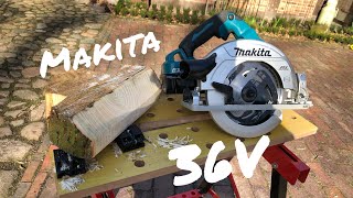 Makita Akku Kreissäge 36V DHS710ZJ cordless circular saw [upl. by Ailegra]