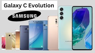 Evolution of Samsung Galaxy C Series  History of Samsung Galaxy C Series [upl. by Martica]