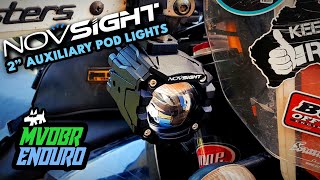 Novsight Cyber 1 2 Inch Auxiliary Pod Lights Tested [upl. by Alton]