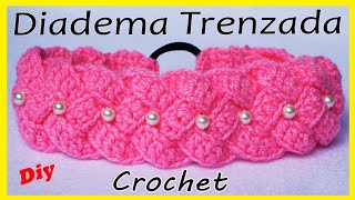 🌈Diadema Tejida a Crochet o Ganchillo PASO A PASO crochet headband  VINCHA  TURBANTE  TIARA❣ [upl. by Adnirod]