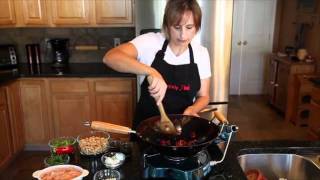 Thai Chicken amp Cashews Cooking Video [upl. by Filipe]