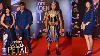 Team Shani At 5th Colors Golden Petal Awards 2017  Interview of Salil Ankola amp Juhi Parmar [upl. by Quintessa]