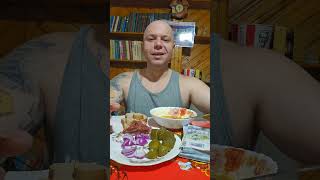 OTTOmananca FASOLE CU COSTITA Mukbang Romania ASMR [upl. by Newlin]