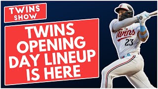 Minnesota Twins Opening Day lineup is here [upl. by Leorsiy]