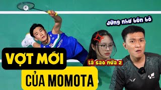 MOMOTA dùng VỢT GÌ VÔ ĐỊCH ĐÁNH GIÁ VỢT của QUÁN QUÂN giải cầu lông KOREA MASTER 2023 [upl. by Publus]