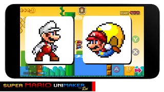 Super Mario Unimaker DX Android  Mario Cape amp Mario Fire Power Ups  SM4J Textures  Thenocs [upl. by Acilgna]