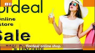 Fordeal Online shopping how to use discount coupon code or place to order [upl. by Critchfield]