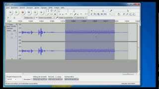 Wie verbessere ich die Qualität meiner Aufnahme Rauschen entfernen mit Audacity [upl. by Dubois889]