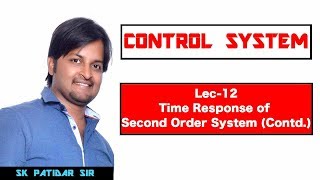 Lec 12 Time Response of Second Order System Contd [upl. by Esinej]