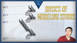 Complete Guide to Stairs  Basic Modeling  Revit [upl. by Misty]