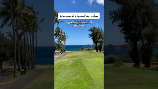 How Much I Spend  Kapalua Bay Course [upl. by Colman297]