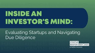 Inside an Investors Mind Evaluating Startups and Navigating Due Diligence [upl. by Sirod714]