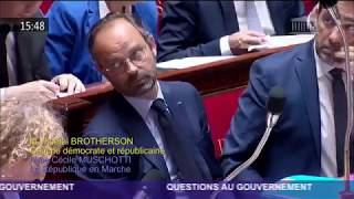 Référendum en NouvelleCalédonie  question de Moetai Brotherson réponse dEdouard Philippe [upl. by Maag]