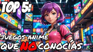 Juegos de ANIME que DEBES CONOCER [upl. by Crawford]