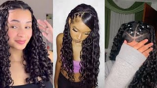 penteado para cabelo cacheado💓 [upl. by Sateia]