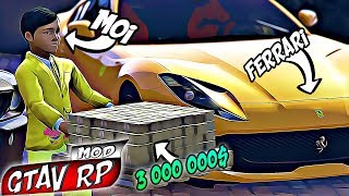 UN GAMIN DE 7 ANS VEND LES VOITURES DE SON PÈRE A 3 MILLIONS DE DOLLARS  GTAV RP MOD 16 [upl. by Elocaj]