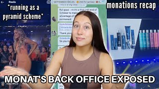 MONATS BACK OFFICE EXPOSED monations recap [upl. by Aneeras]