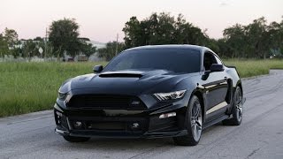 2015 Mustang GT ROUSH Stage 2  Walk Around and Exhaust [upl. by Enitselec]