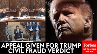 BREAKING Trump Lawyer Makes Argument To Appeal 454 Million NYC Civil Fraud Verdict  Full Hearing [upl. by Avid126]