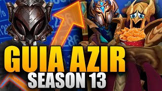 APRENDE a JUGAR con AZIR  GUIA AZIR s13  League Of Legends [upl. by Krucik]