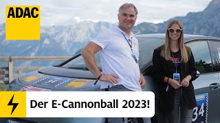 Die 400km ElektroRallye  Unter Strom – Einfach Elektromobilität  ECannonball 2023  ADAC [upl. by Wehttan]