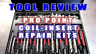 TOOL REVIEW  Pro Point Thread Insert Kits Heli Coils [upl. by Fredie]